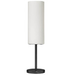 Paza Table Lamp - Matte Black / Opal
