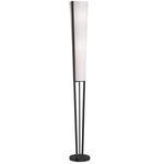 Emotions Floor Lamp - Matte Black / White