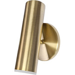 Constance Reading Wall Sconce - Aged Brass / Frosted