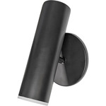 Constance Reading Wall Sconce - Matte Black / Frosted