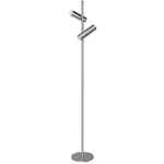 Constance Adjustable Reading Lamp - Satin Chrome / Frosted