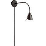 Windford Plug-In Wall Light - Matte Black