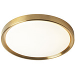 Frida Ceiling Light - Aged Brass / White Acrylic