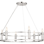 Rosalind Chandelier - Polished Nickel