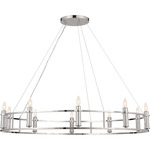 Rosalind Chandelier - Polished Nickel