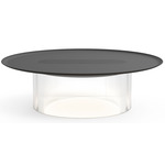 Carousel Illuminated Charging Tray Module - Clear / Black