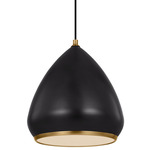 Clasica Pendant - Burnished Brass / Aged Iron