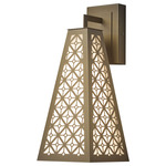 Akut 22484 Integrated Wall Sconce - New Brass / Opal Acrylic