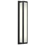 Akut 22506 Outdoor Wall Sconce - Black / Opal Acrylic