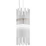 Diadema LED Pendant - Matte Bronze / Crystal