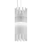 Diadema LED Pendant - Glossy Chrome / Crystal