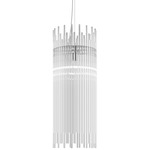 Diadema LED Pendant - Glossy Chrome / Crystal