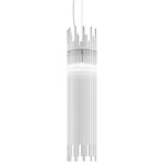 Diadema LED Pendant - Glossy Chrome / Crystal