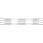 Diadema Linear Wall Sconce - Glossy Chrome / Crystal