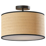 Harvest Ceiling Light - Black / Natural