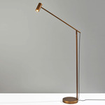 Turrell Floor Lamp - Lacquered Brass