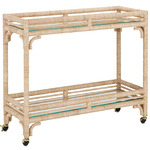 Olisa Bar Cart - Natural / Clear