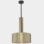 Alula Pendant - Antique Brass