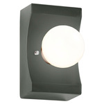 Scoop Ambiance Wall Sconce - Pewter Green