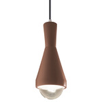 Erlen Pendant - Brushed Nickel / Canyon Clay