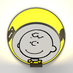 Peanuts Gravy Wall Sconce - Metallic Black / Charlie Brown Gravy