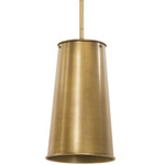 Hattie Pendant - Natural Brass / Natural Brass