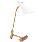 Spyder Task Lamp - Brass / White