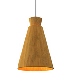 Conical Topper Narrow Pendant - Louro Freijo