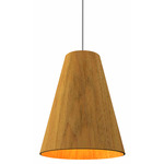 Conical Open Pendant - Louro Freijo