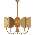 Seno Chandelier - Aged Gold