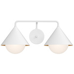 Remy Bathroom Vanity Light - White / Opal