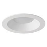 Verse 3IN Round Flanged Trim - White