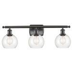 Athens Bathroom Vanity Light - Oil Rubbed Bronze / Clear