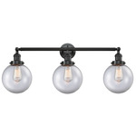 Beacon Bathroom Vanity Light - Oil Rubbed Bronze / Clear