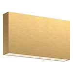 Mica Indoor / Outdoor Wall Sconce - Brushed Gold / Frosted