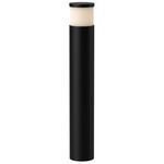 Chadworth Outdoor Bollard - Black / Frosted