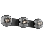 Samar Bathroom Vanity Light - Smoked / Black