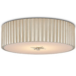 Caravel Ceiling Light - Silver Leaf / Frosted