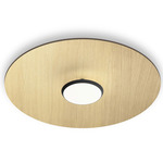 Sky Dome Wall/Ceiling Light - Matte Black / White Oak