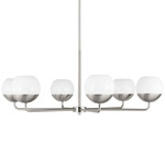 Alvin Chandelier - Brushed Nickel / Milk