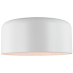 Malone Ceiling Light - Satin Brass / Matte White