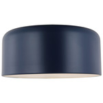 Malone Ceiling Light - Satin Brass / Navy