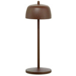 Theta Cordless Table Lamp - Rust