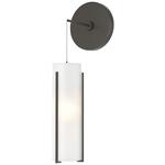 Exos Wall Sconce - Dark Smoke / Opal