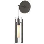 Exos Wall Sconce - Dark Smoke / Clear / Opal