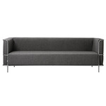 Modernist Sofa - Stainless Steel / Grey