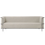 Modernist Sofa - Stainless Steel / Beige