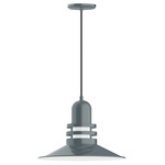 Atomic Pendant - Slate Gray / Frosted