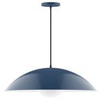 Axis Half Dome Globe Pendant - Navy / Opal