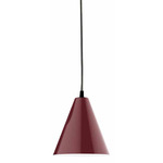 J-Series Cone Pendant - Barn Red